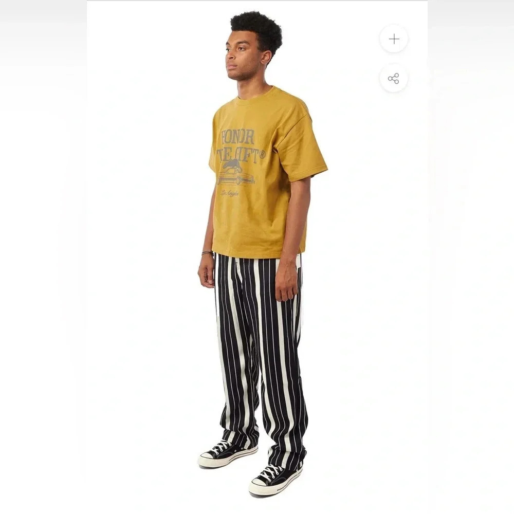 Honor The Gift Stripe Pant - Black and White Size 32